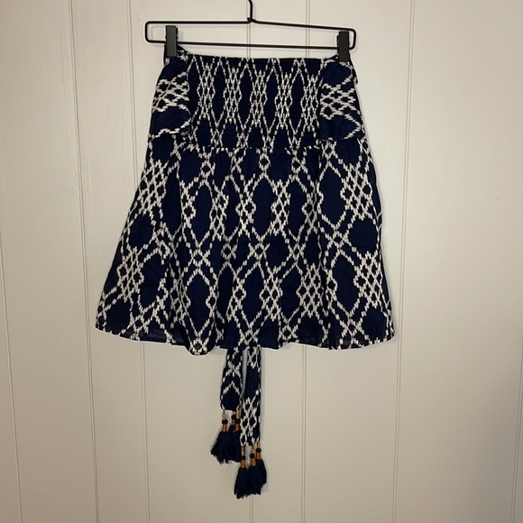 NWT ANTHROPOLOGIE Rimbaud Tasseled Tie-Waist Skirt - Picture 7 of 7